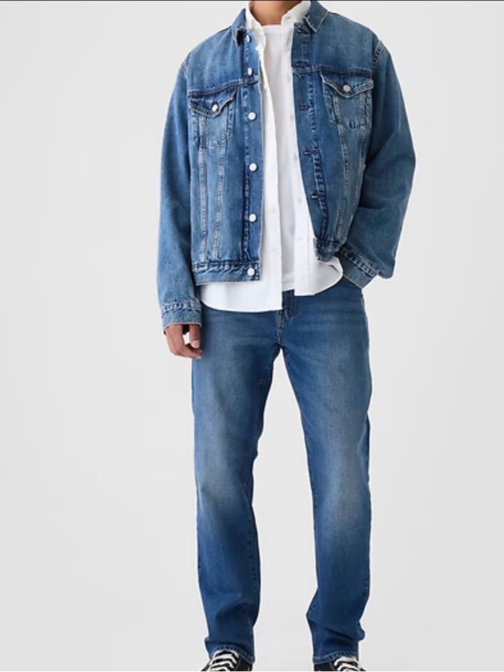 GAP Men's Mid Blue Straight GAPFLEX Jeans. Size 28x30